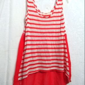 Ladies High/Low blouse L